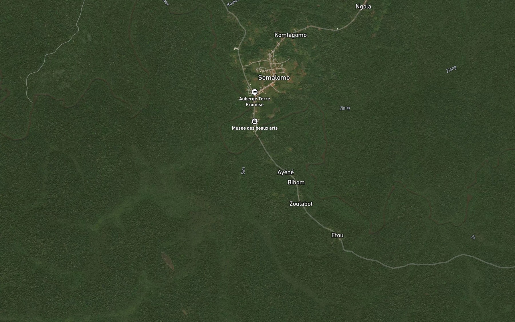 Satellite map of the Simi