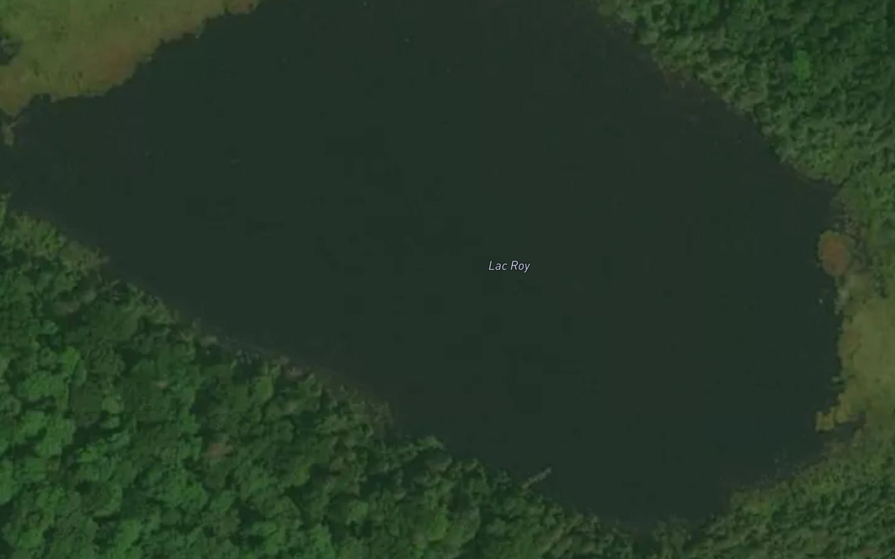 Satellite map of the Lac Roy