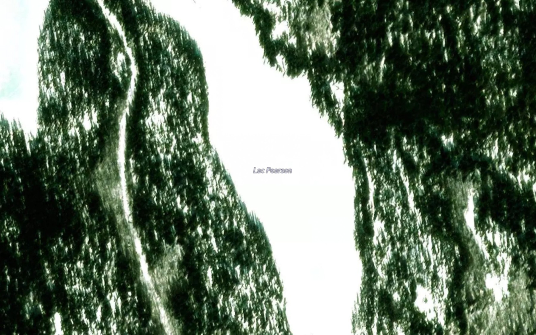 Satellite map of the Lac Pearson