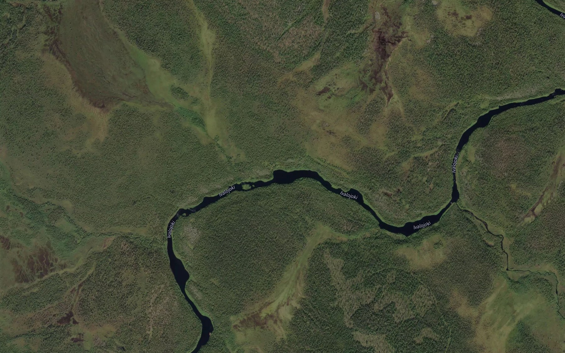 Satellite map of the Tolppasuvanto