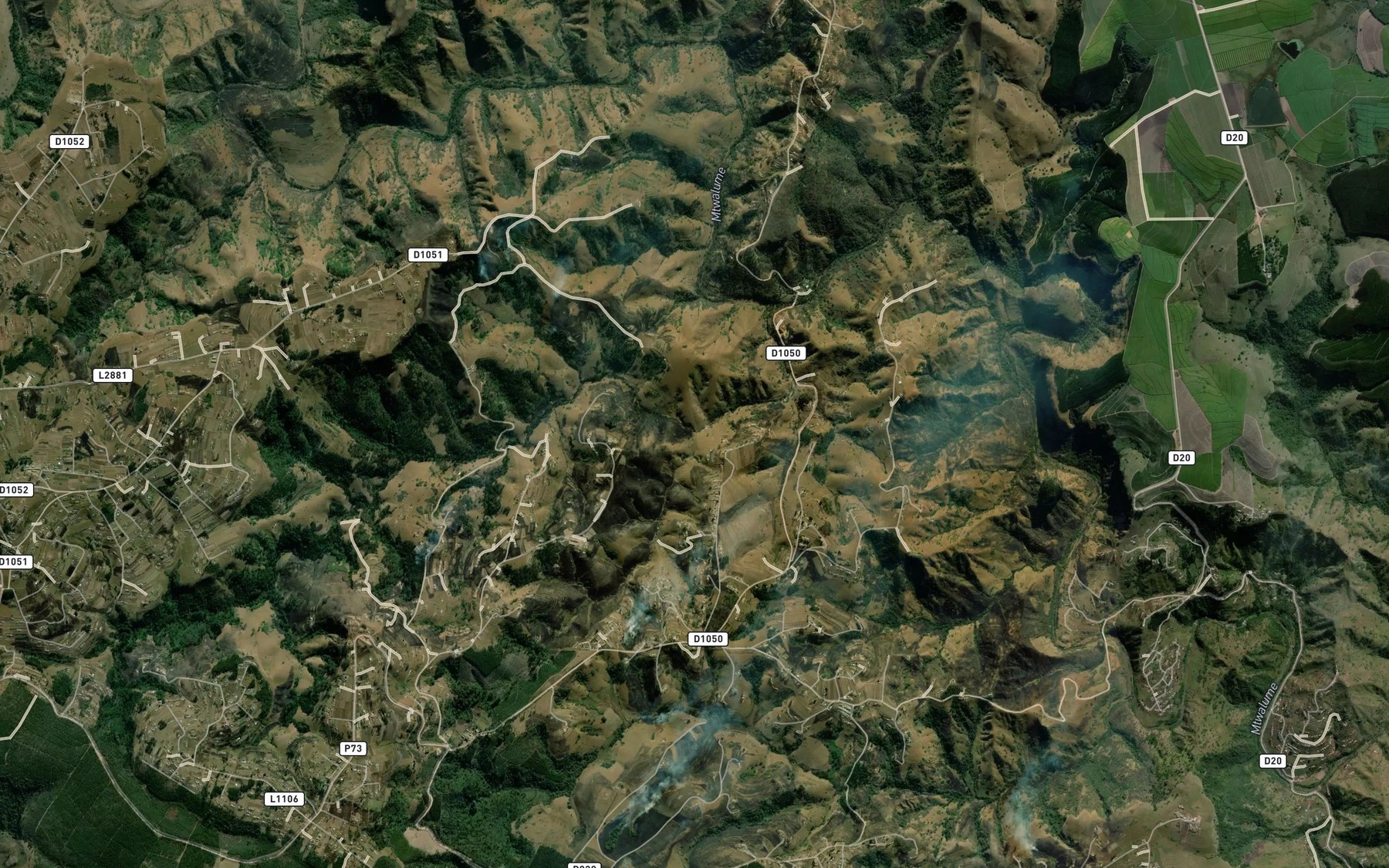 Satellite map of the Manono