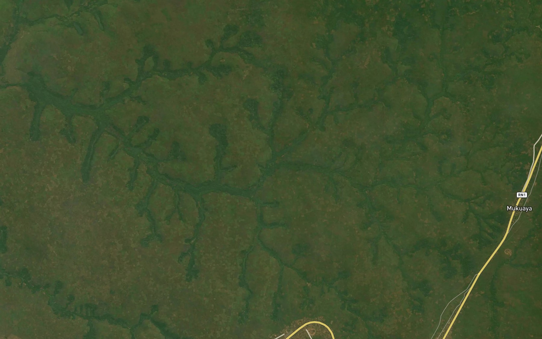 Satellite map of the Katabwe