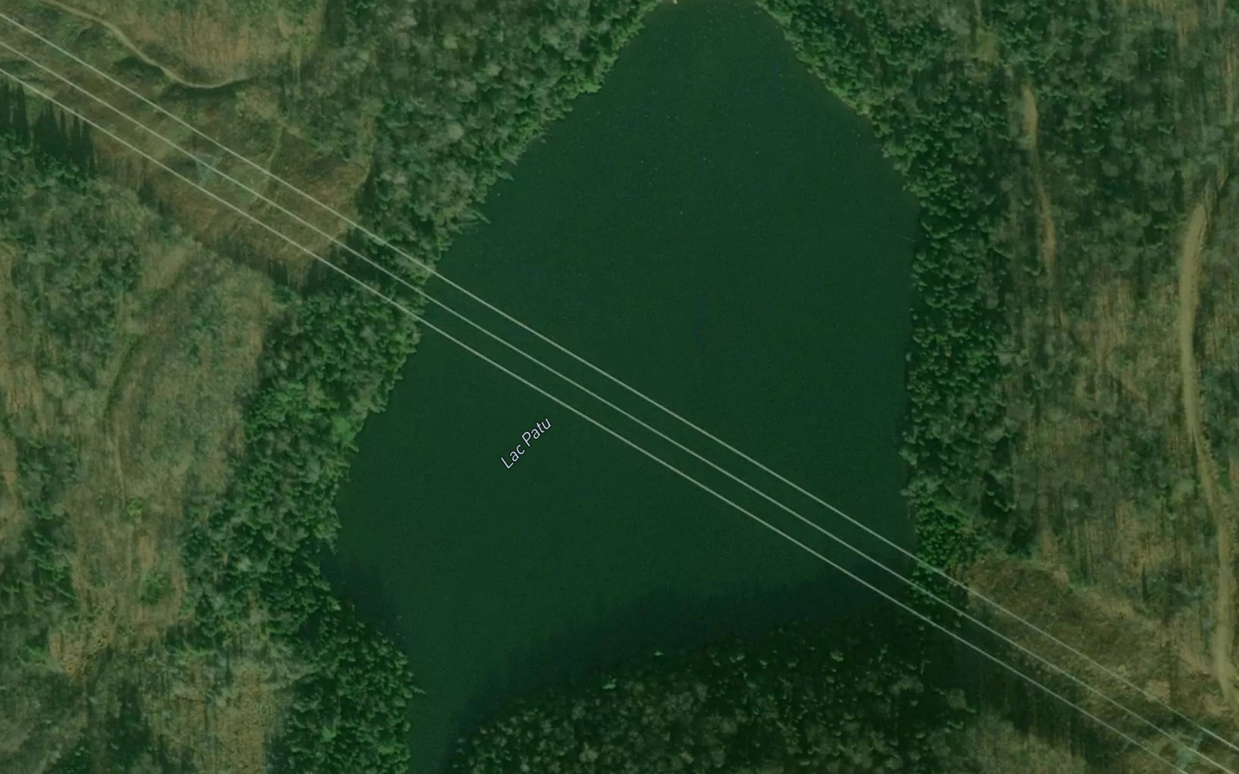 Satellite map of the Lac Patu