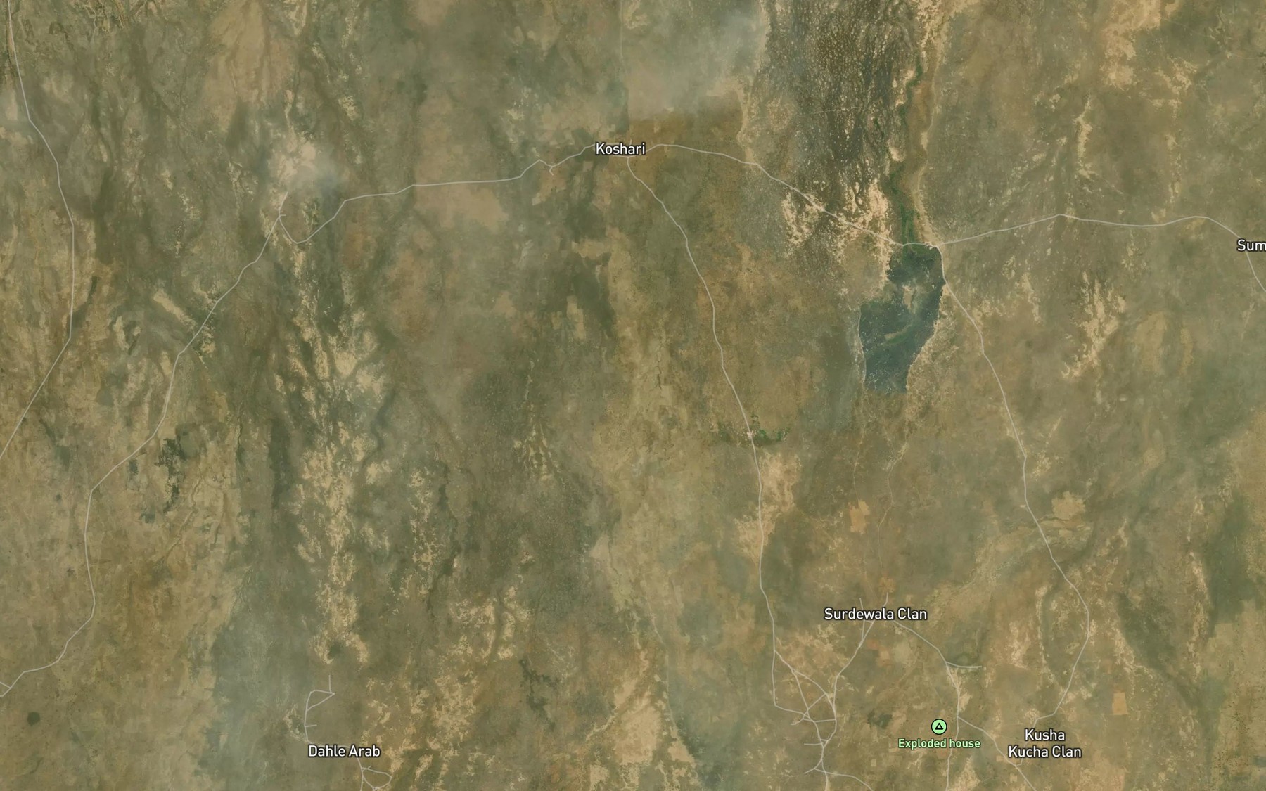 Satellite map of the River Warawa Supdewala