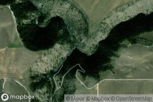 Satellite map of the Badger Creek