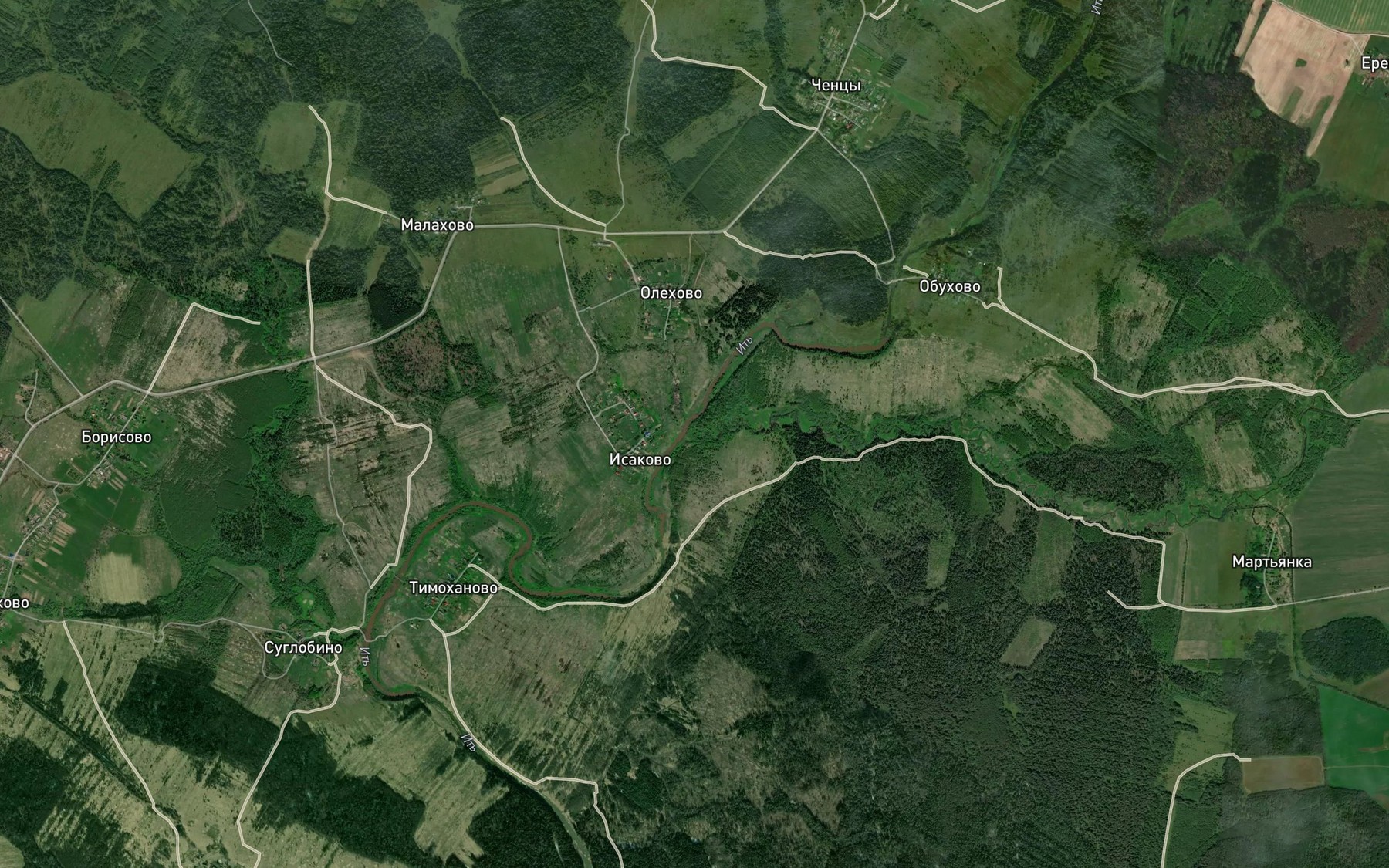 Satellite map of the Kogasha