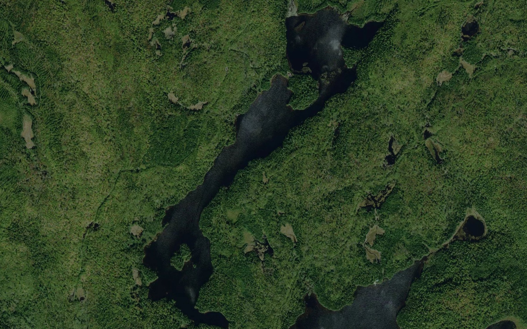 Satellite map of the Lac Patience