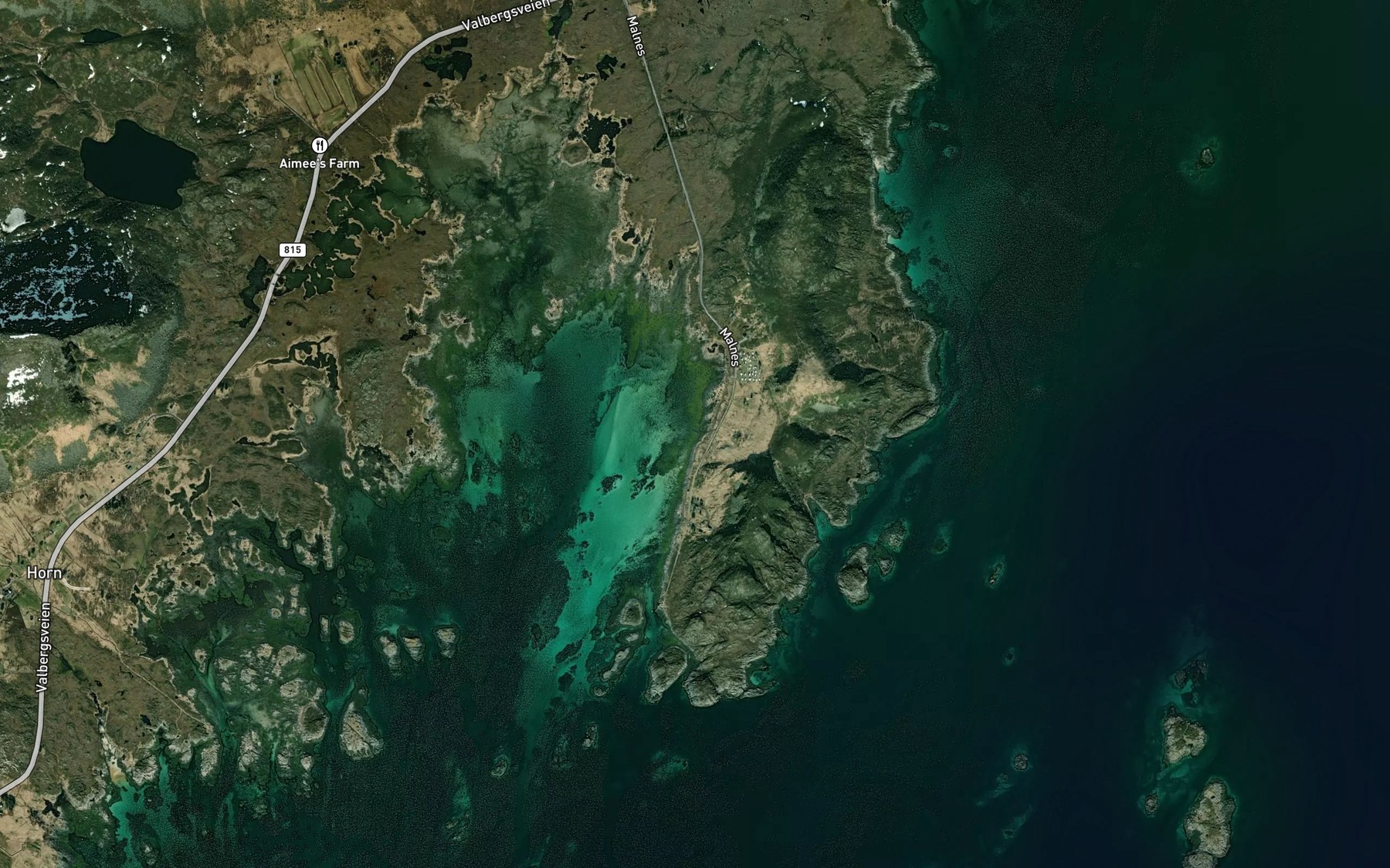 Satellite map of the Kattosen