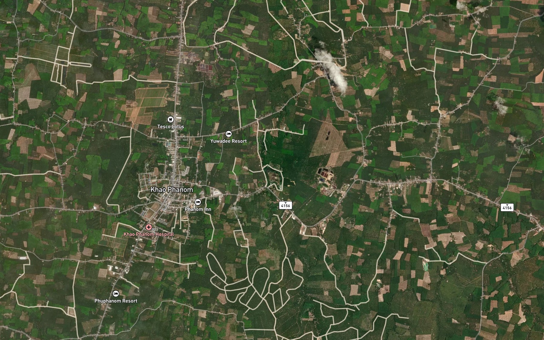 Satellite map of the Nong Lai