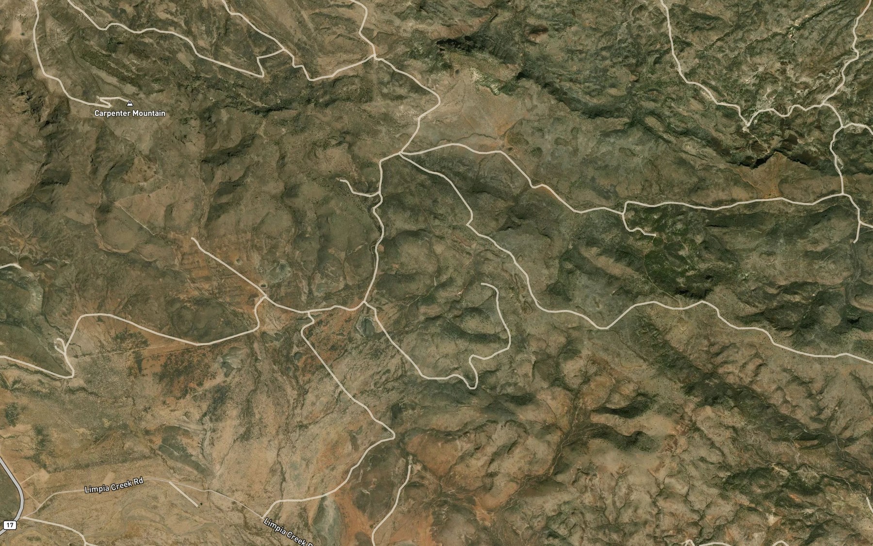 Satellite map of the Head Spring