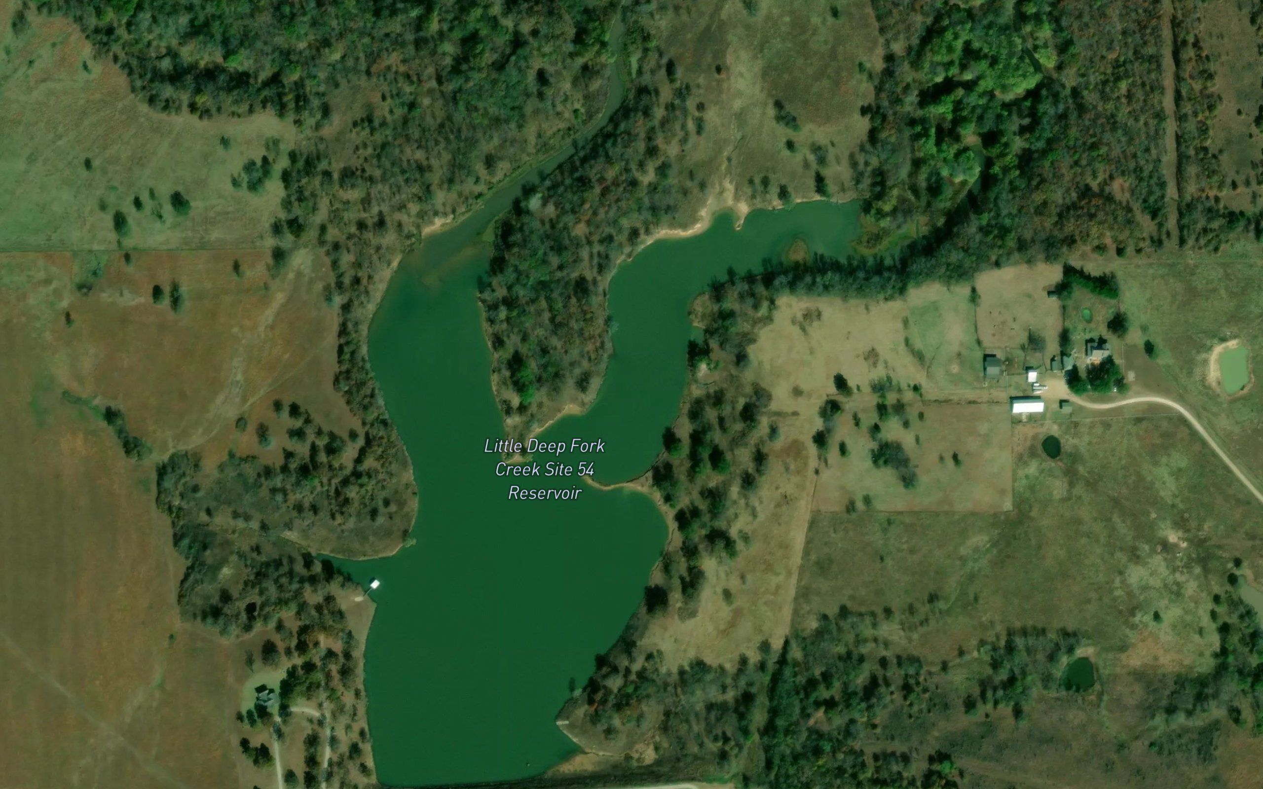 Little Deep Fork Creek Site 54 Reservoir