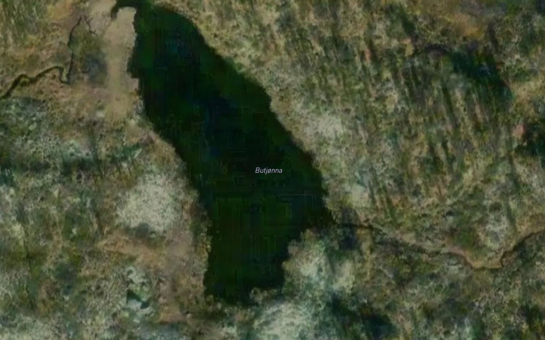 Satellite map of the Butjonna