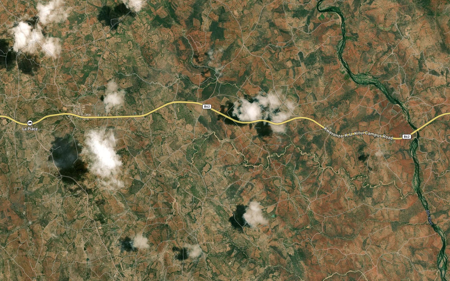 Satellite map of the Kelenzu