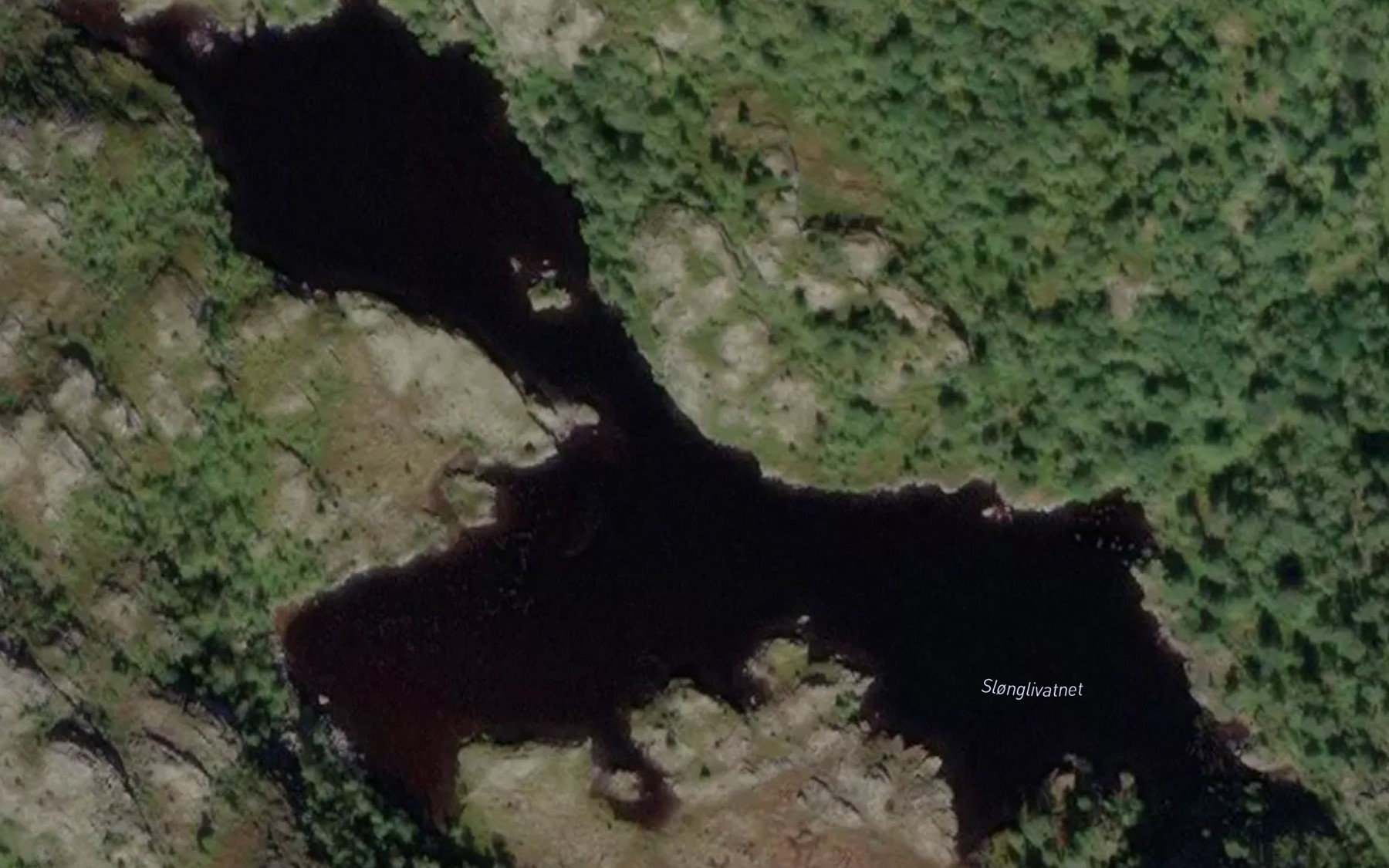 Satellite map of the Slonglitjorna