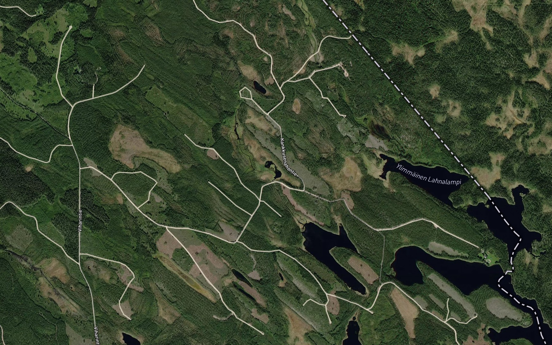 Satellite map of the Niittypuro