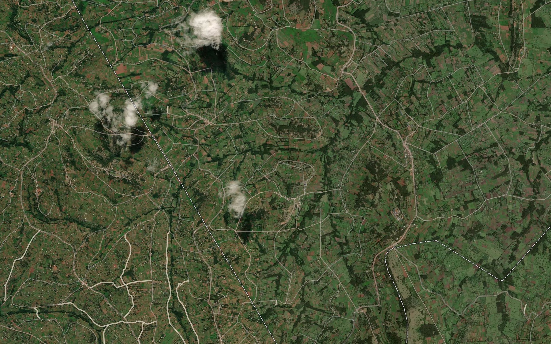 Satellite map of the Kiplelgutik