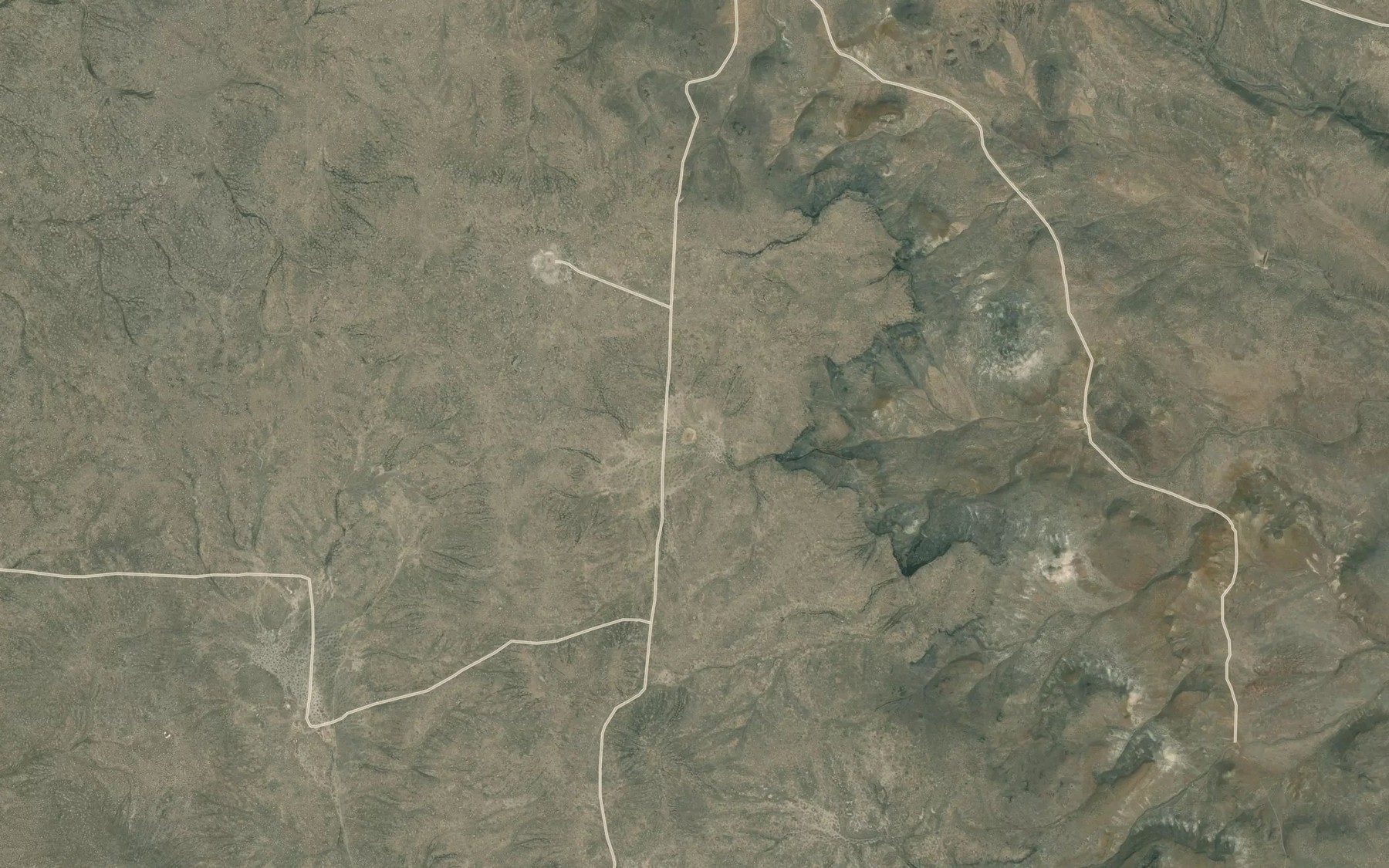 Satellite map of the Hanson Waterhole
