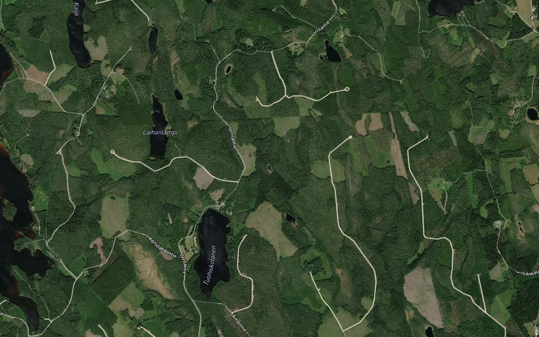 Satellite map of the Viijoonlampi