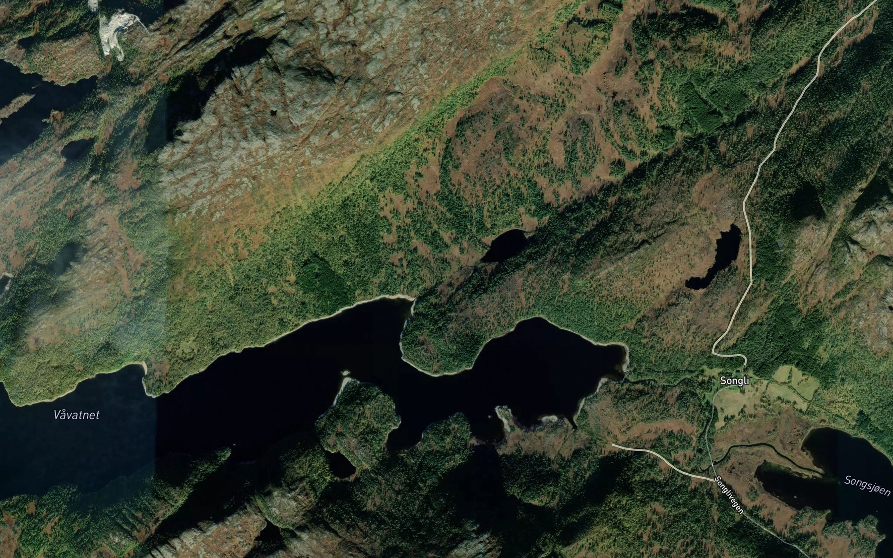 Satellite map of the Amotbekken