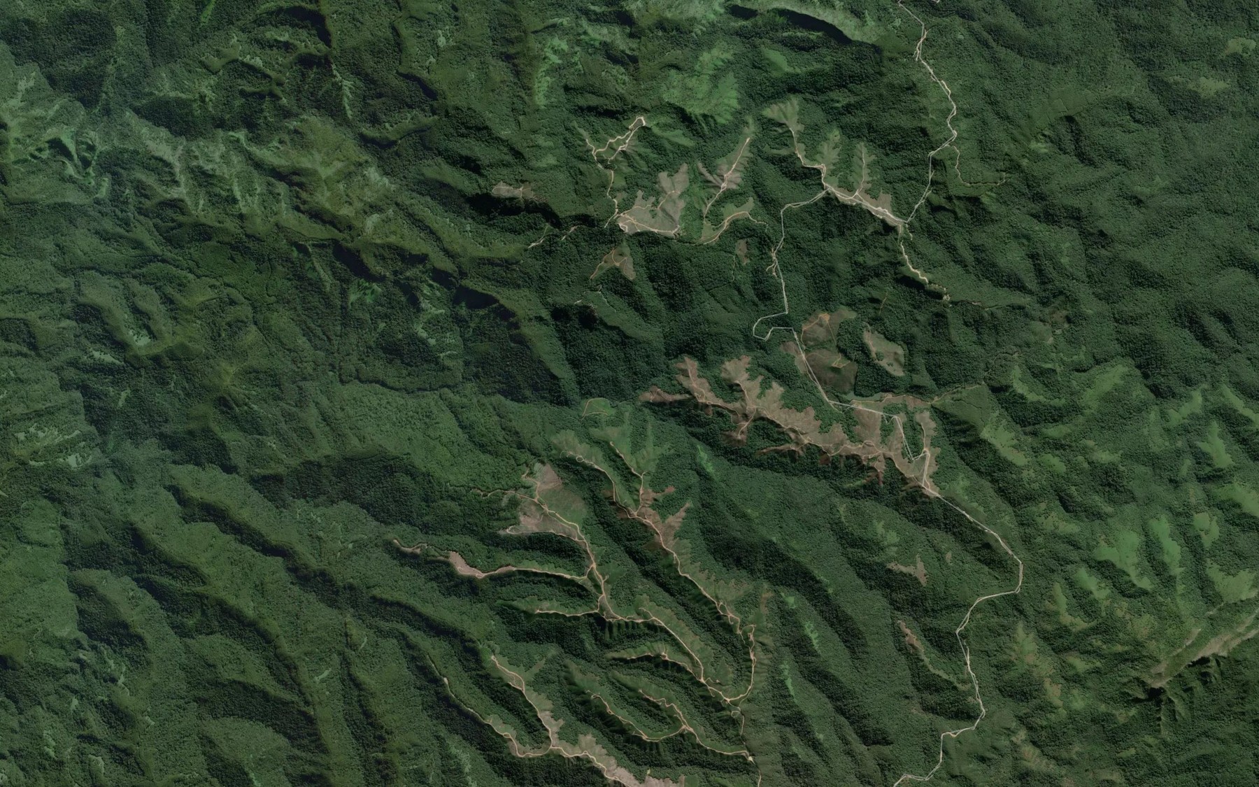 Satellite map of the Ribeirao Bonito
