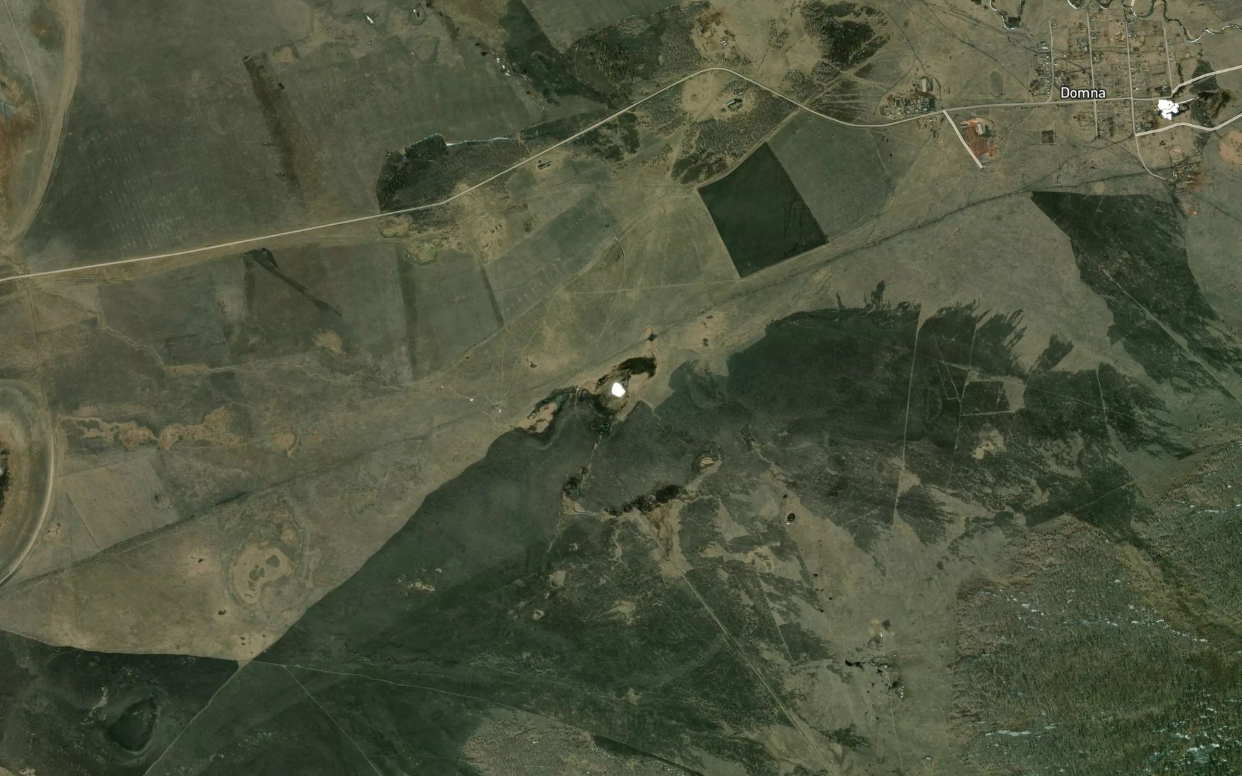 Satellite map of the Ozero Barun Tolgoy
