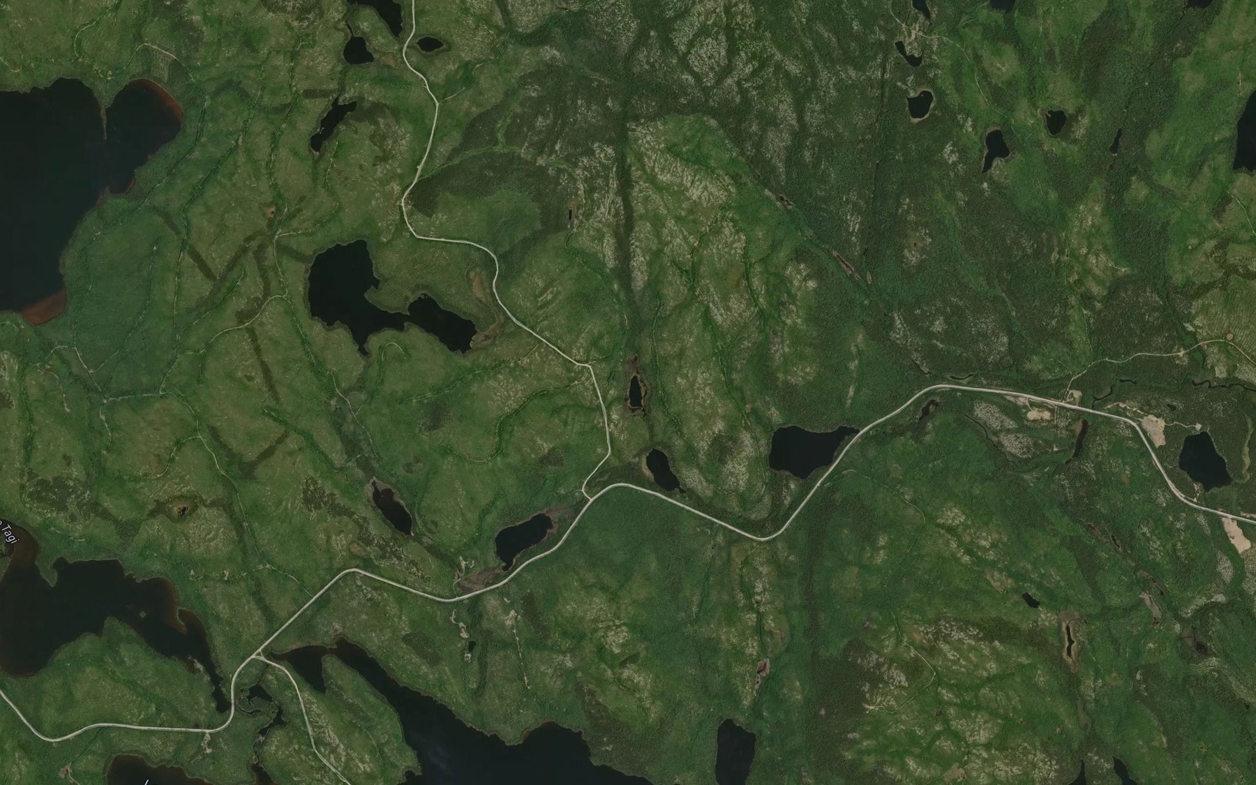 Satellite map of the Lac Loti