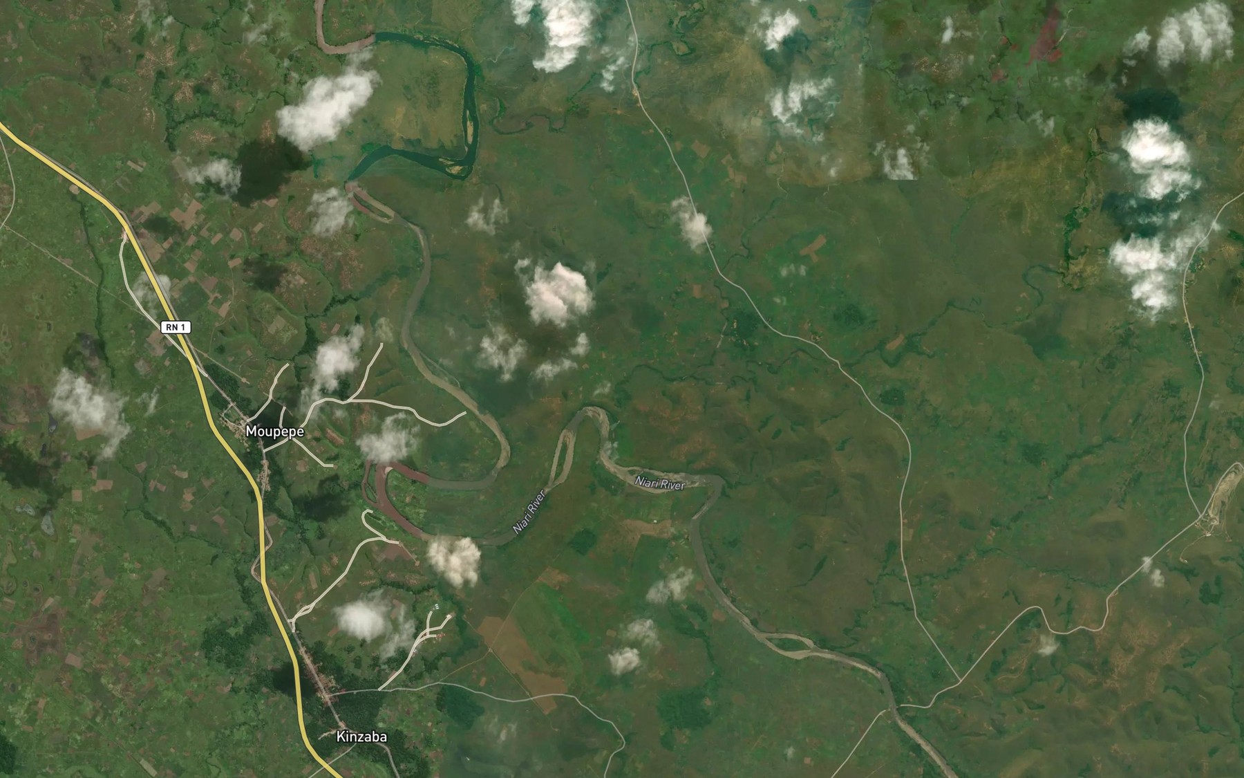 Satellite map of the Mingouala