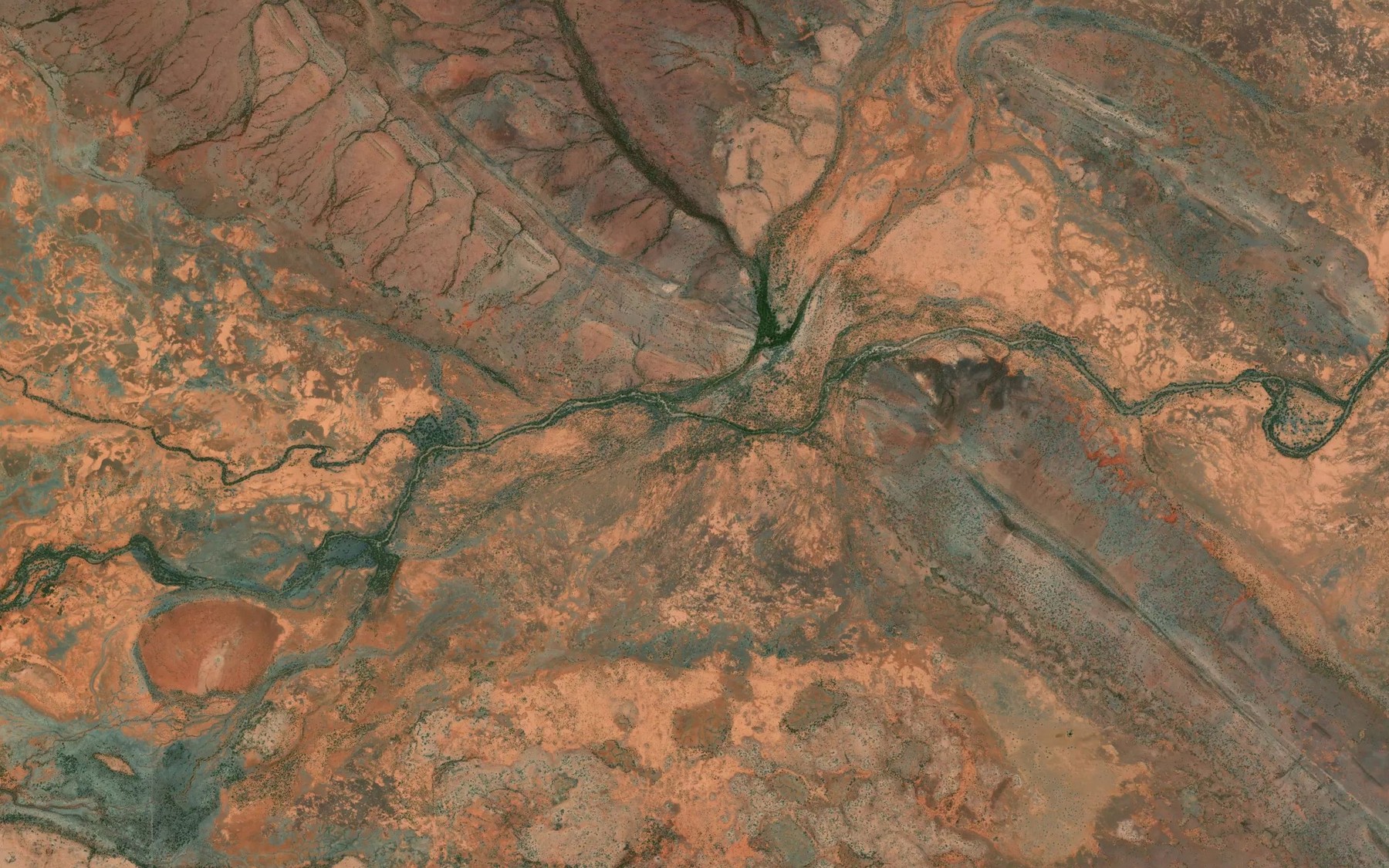 Satellite map of the Koorabooka Creek