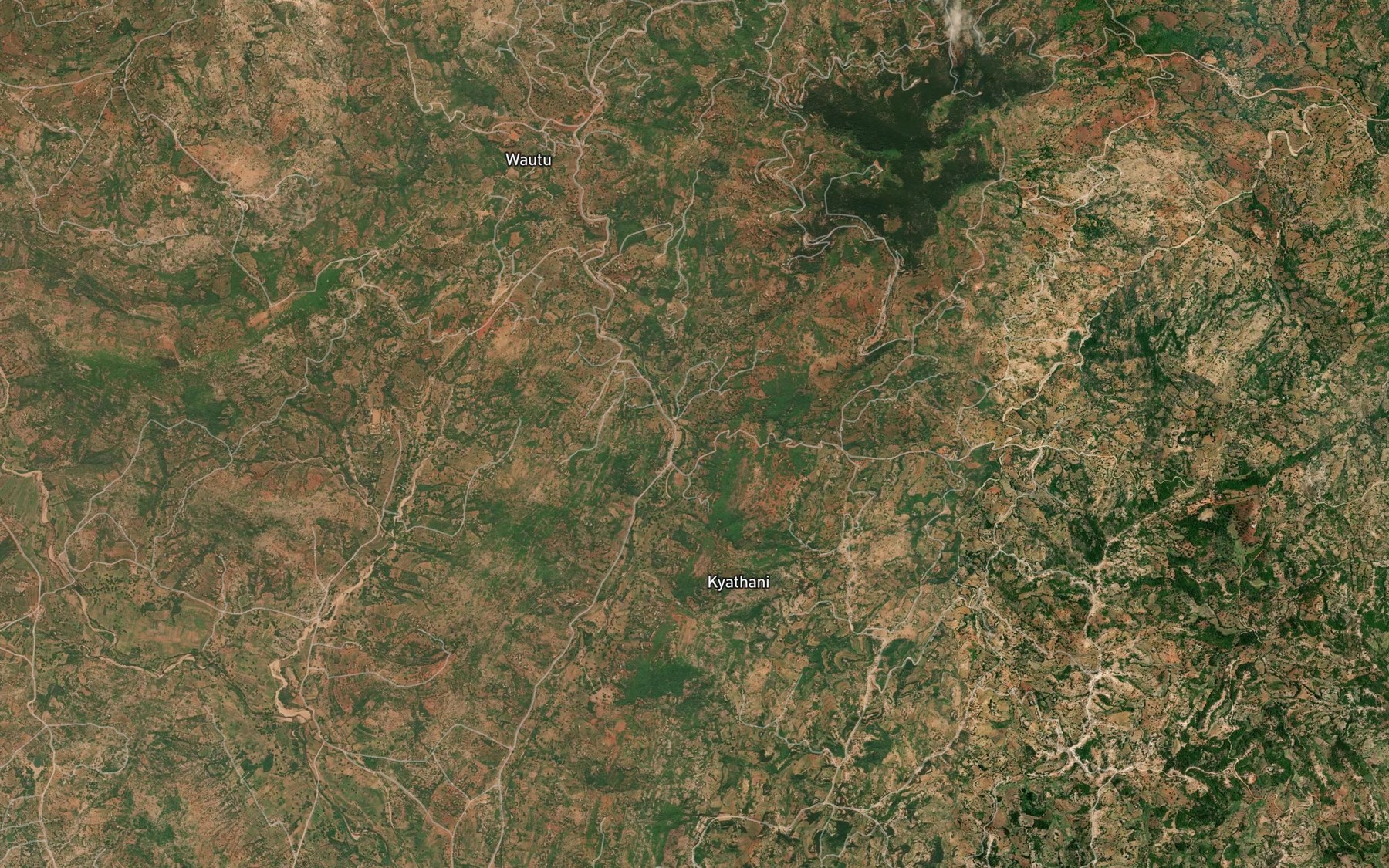 Satellite map of the Wautu