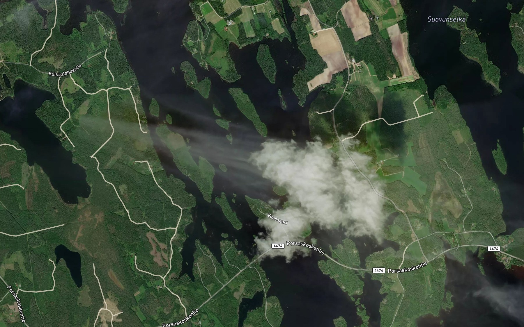 Satellite map of the Korpiselka