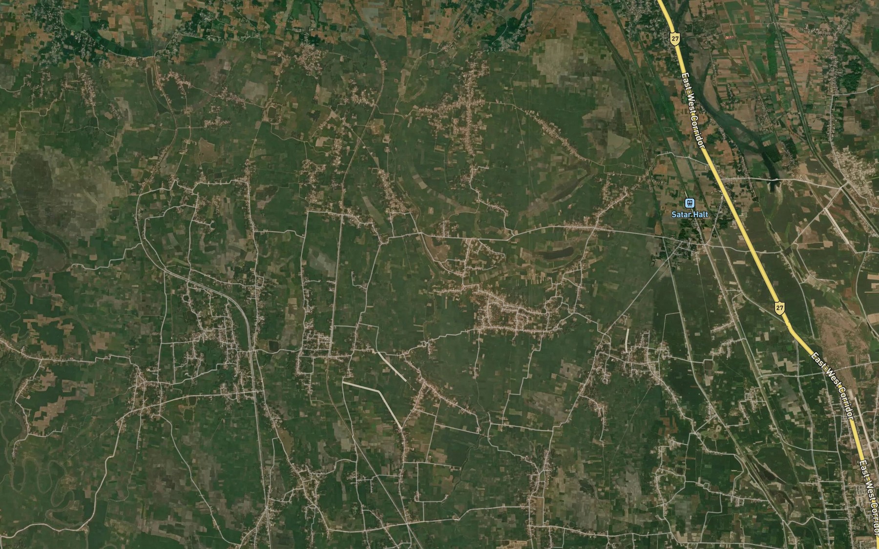 Satellite map of the Pema Nadi