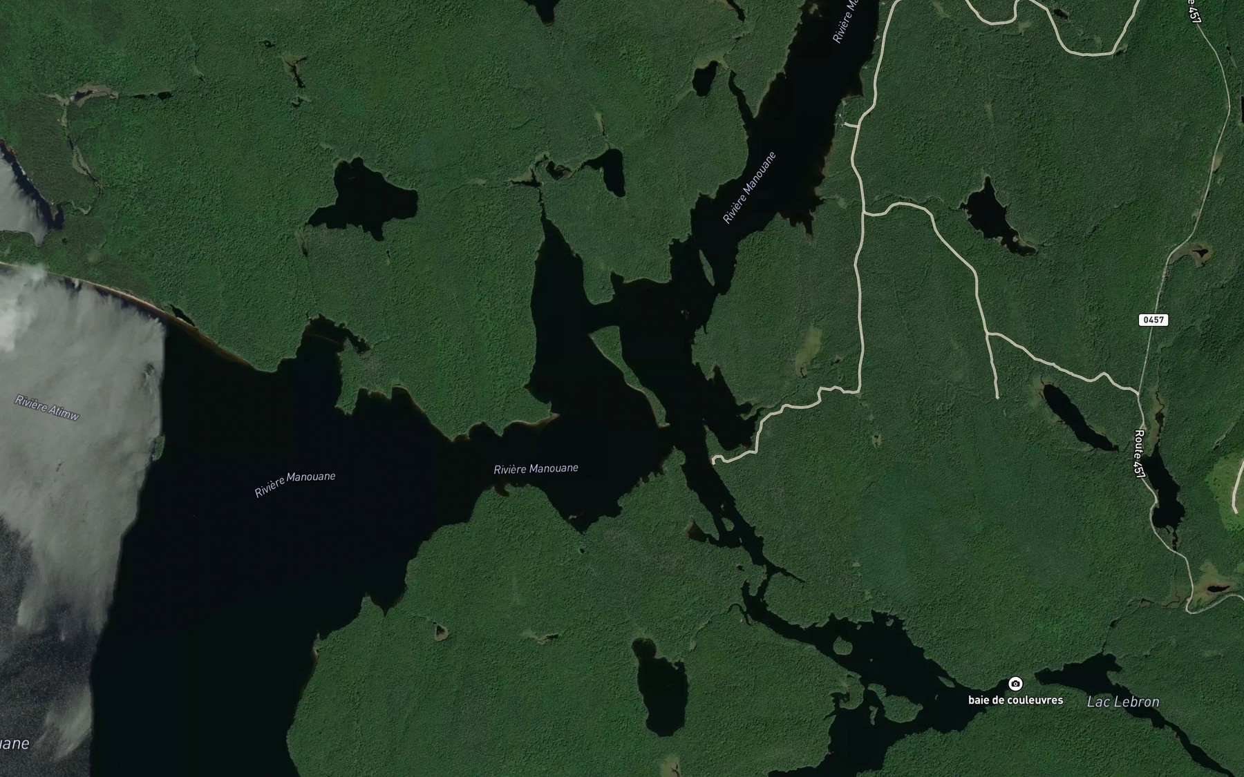 Satellite map of the Lac Kakipokotik