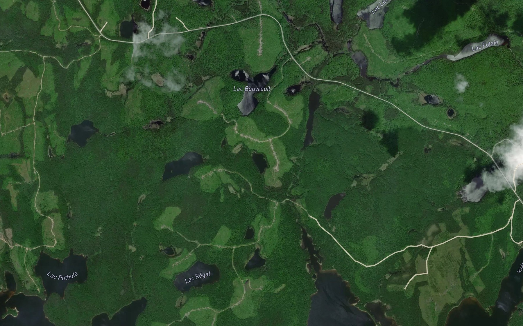 Satellite map of the Lac Kapakotcickiwokakamacik