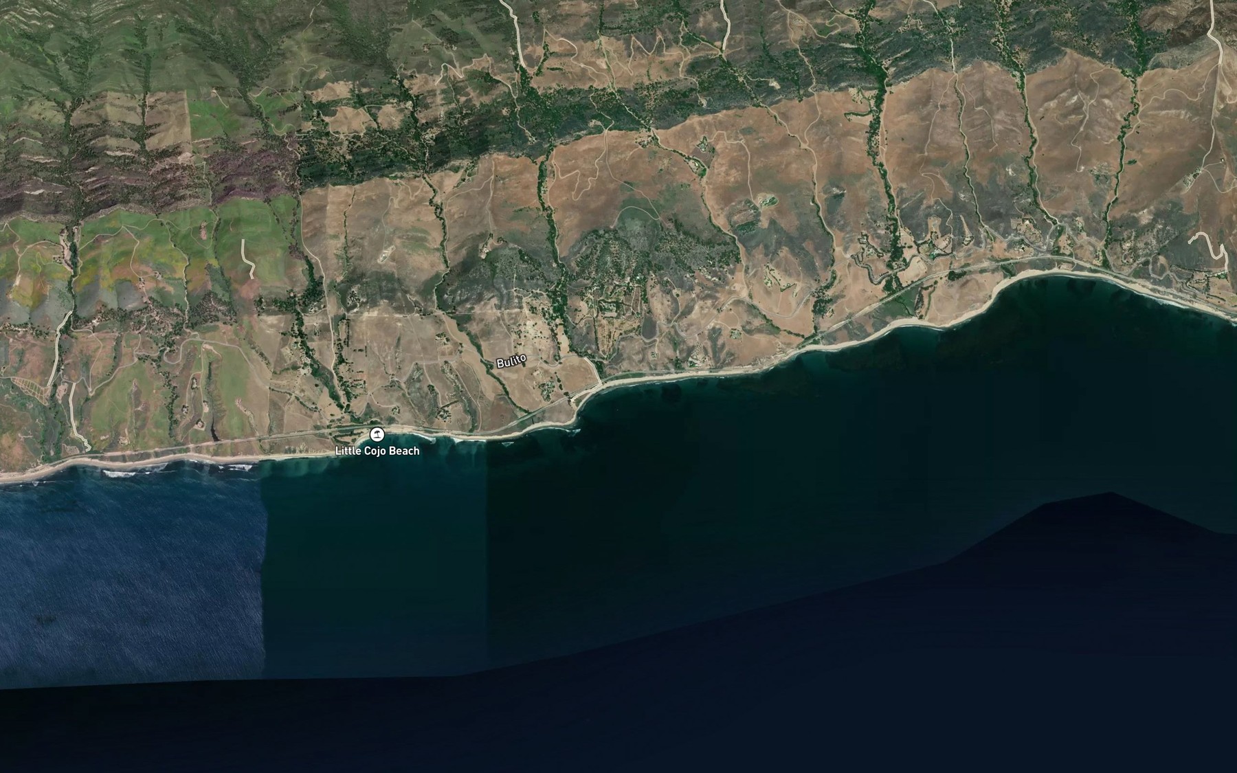 Satellite map of the Arroyo El Bulito