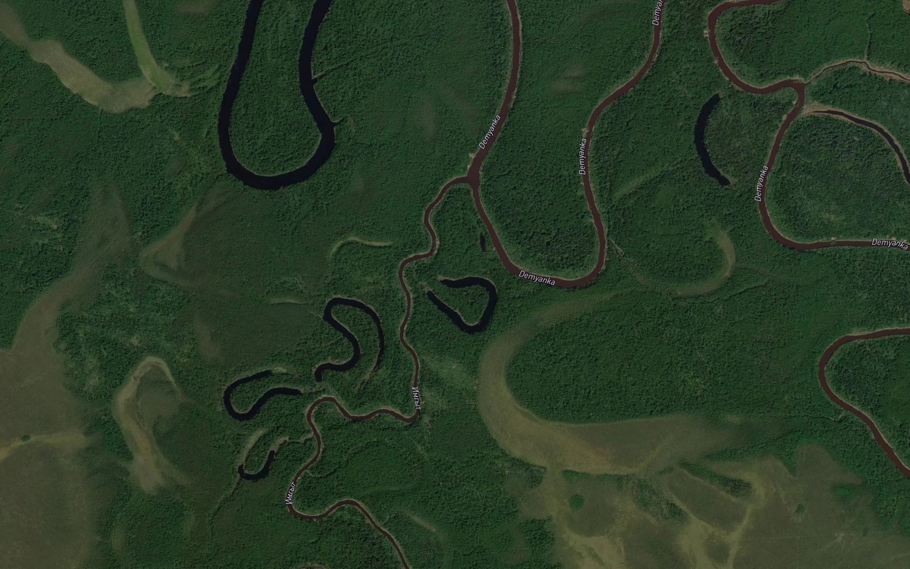 Satellite map of the Imgyt