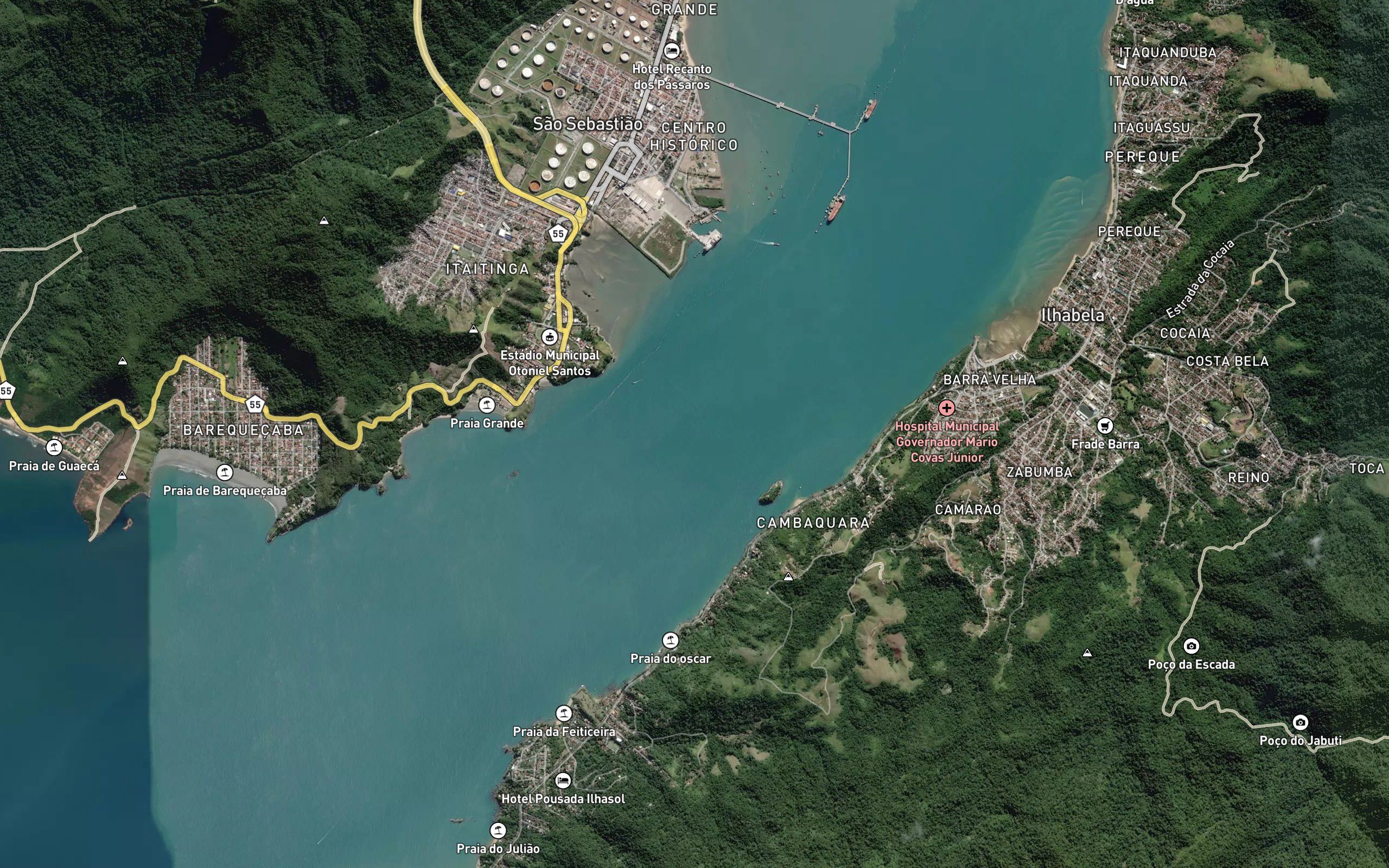 Canal de Sao Sebastiao