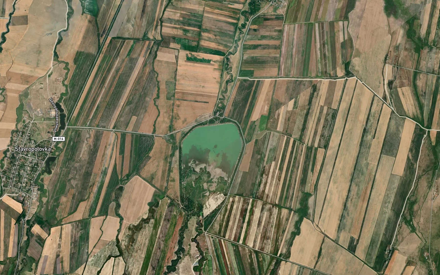 Satellite map of the Vodokhranilishche Karabaltinskoye