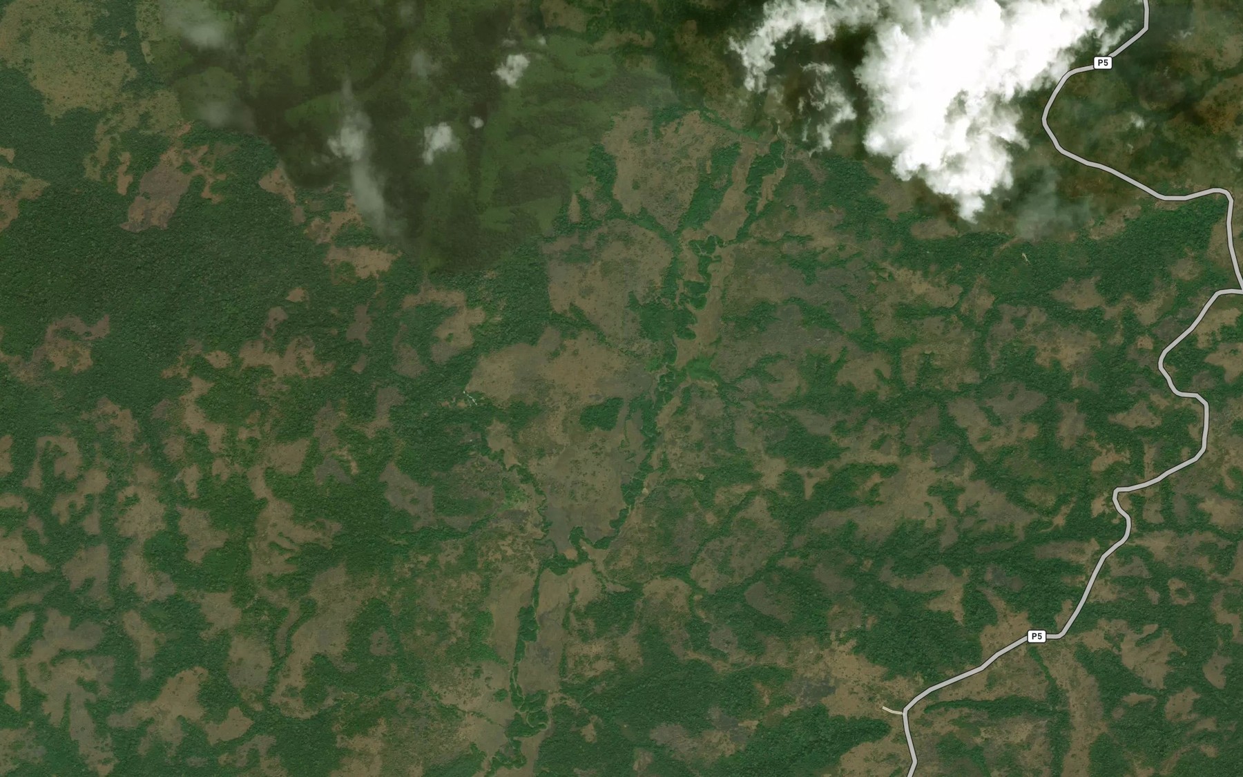 Satellite map of the Limboude