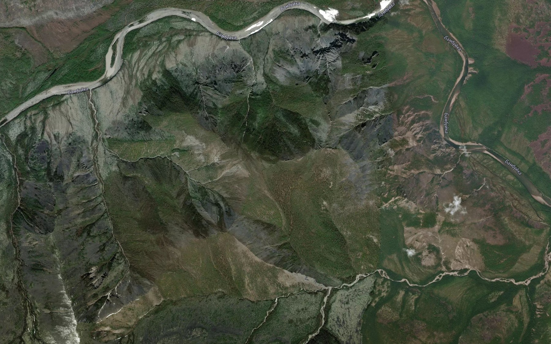 Satellite map of the Tul'dzhuni