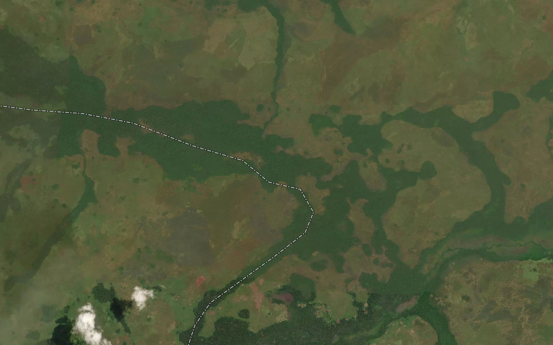 Satellite map of the Lombe
