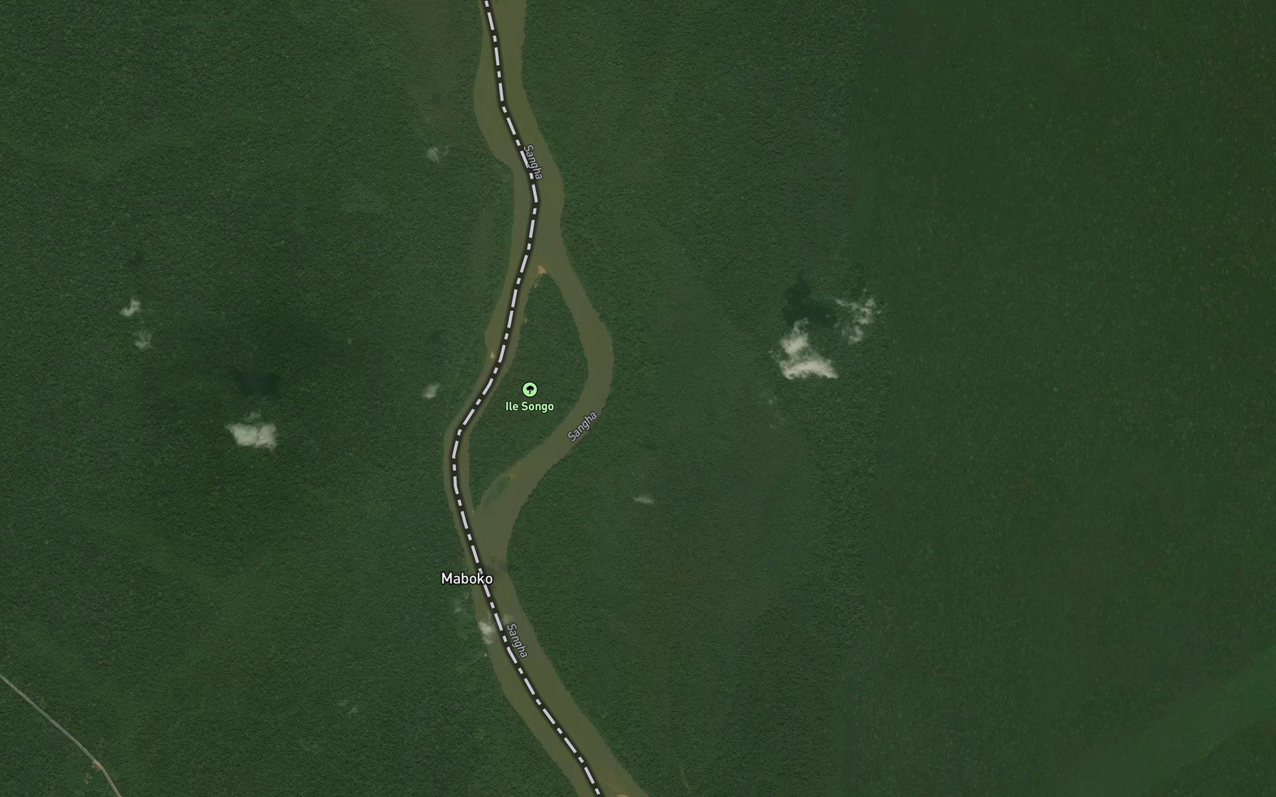 Satellite map of the Mopoume
