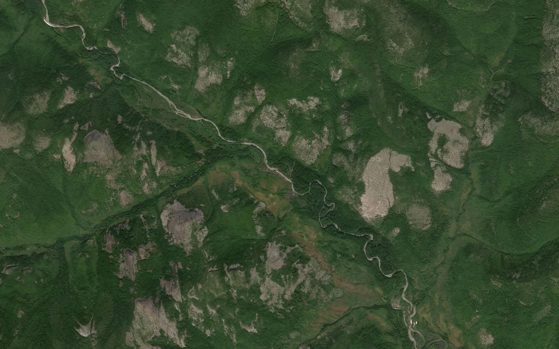Satellite map of the Golyy