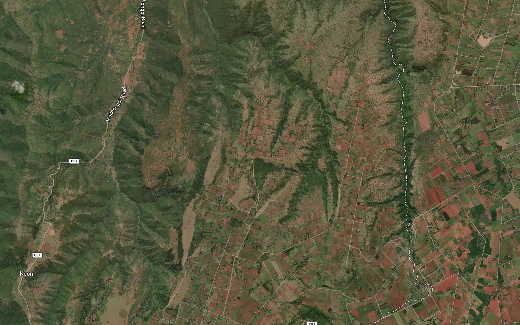 Satellite map of the Kapderobo