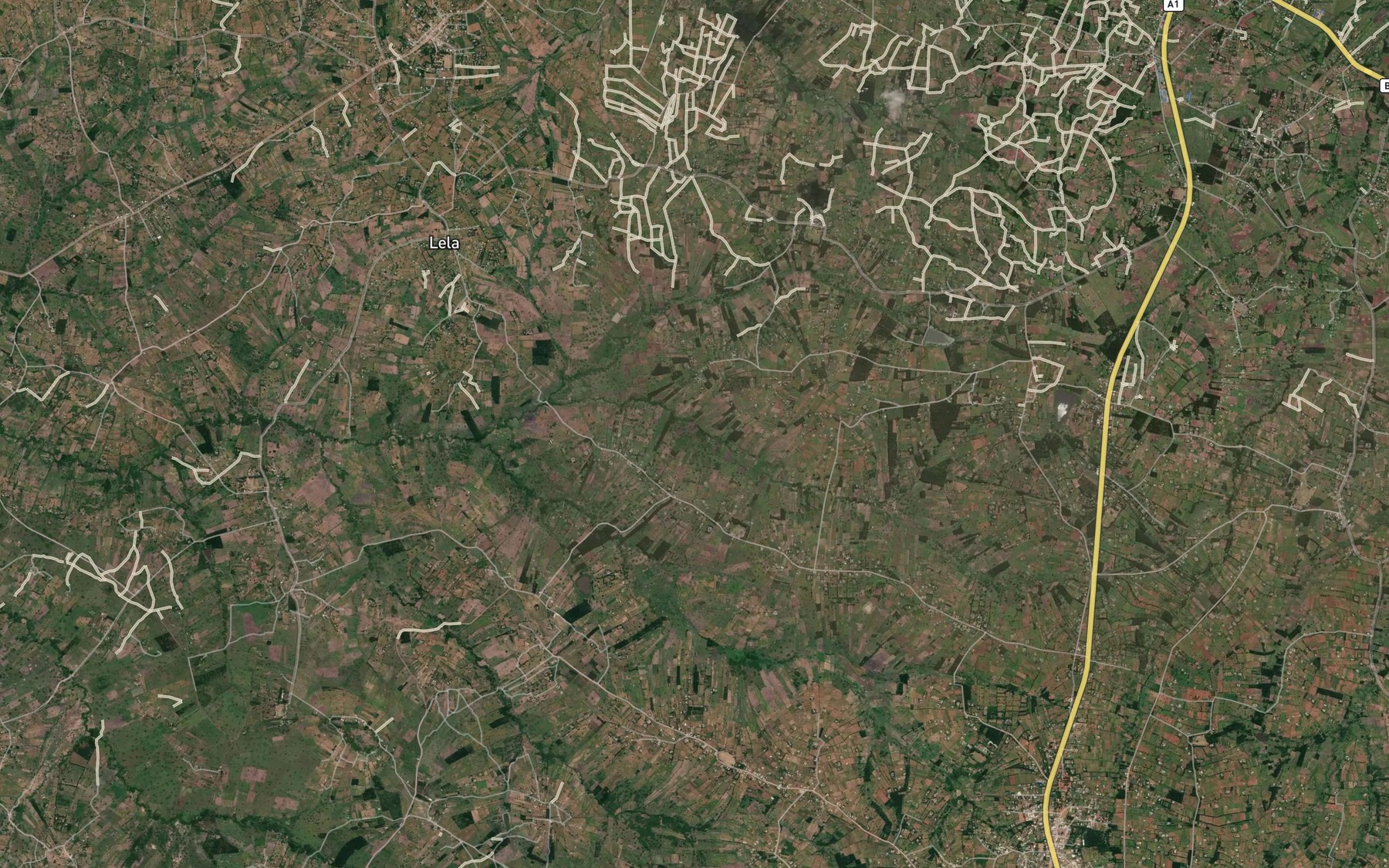 Satellite map of the Mariba