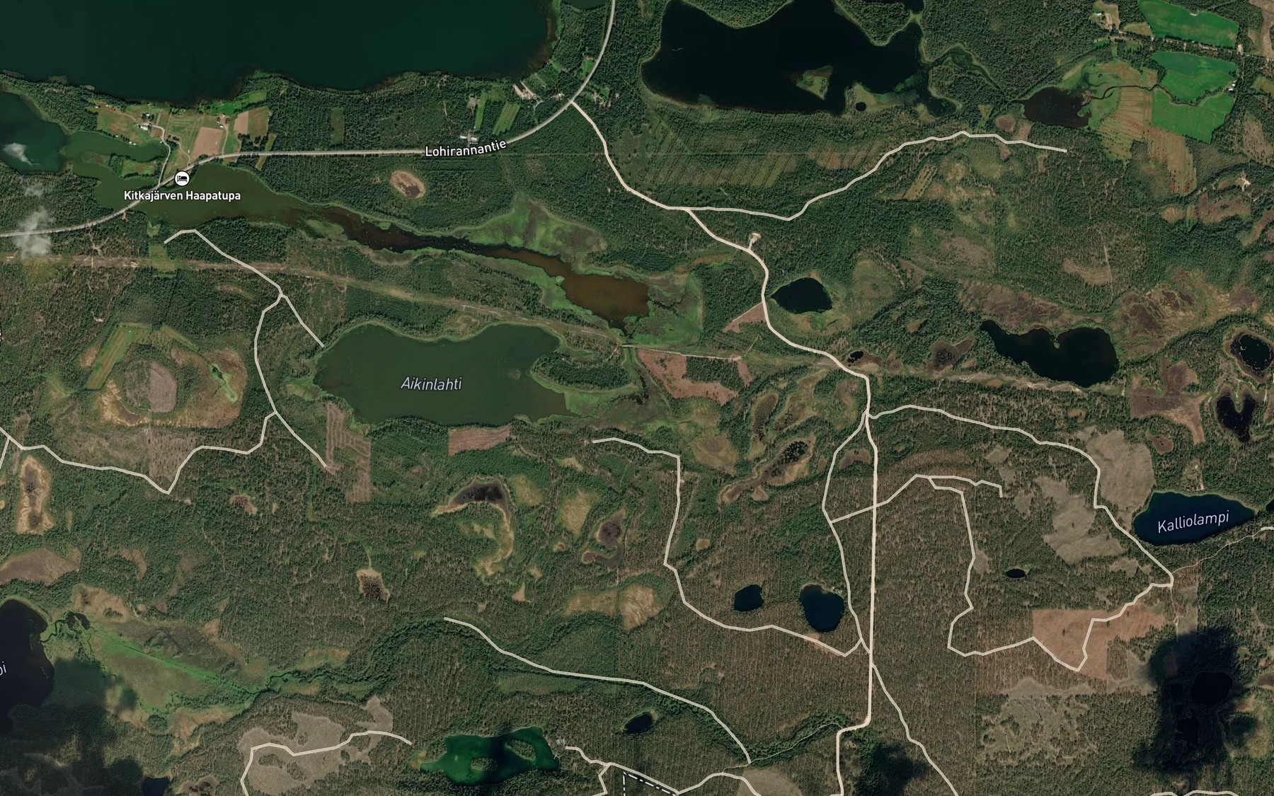 Satellite map of the Kylmalahti