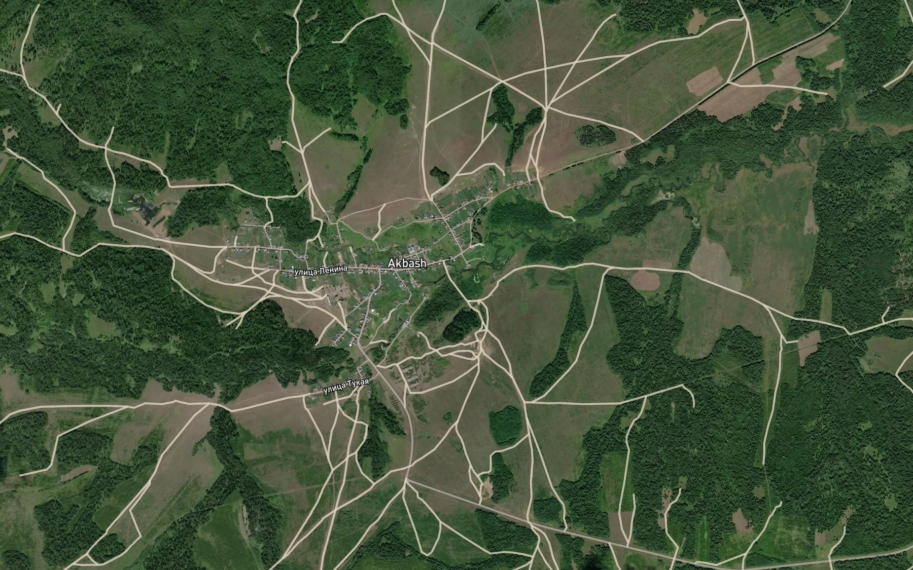 Satellite map of the Amzya