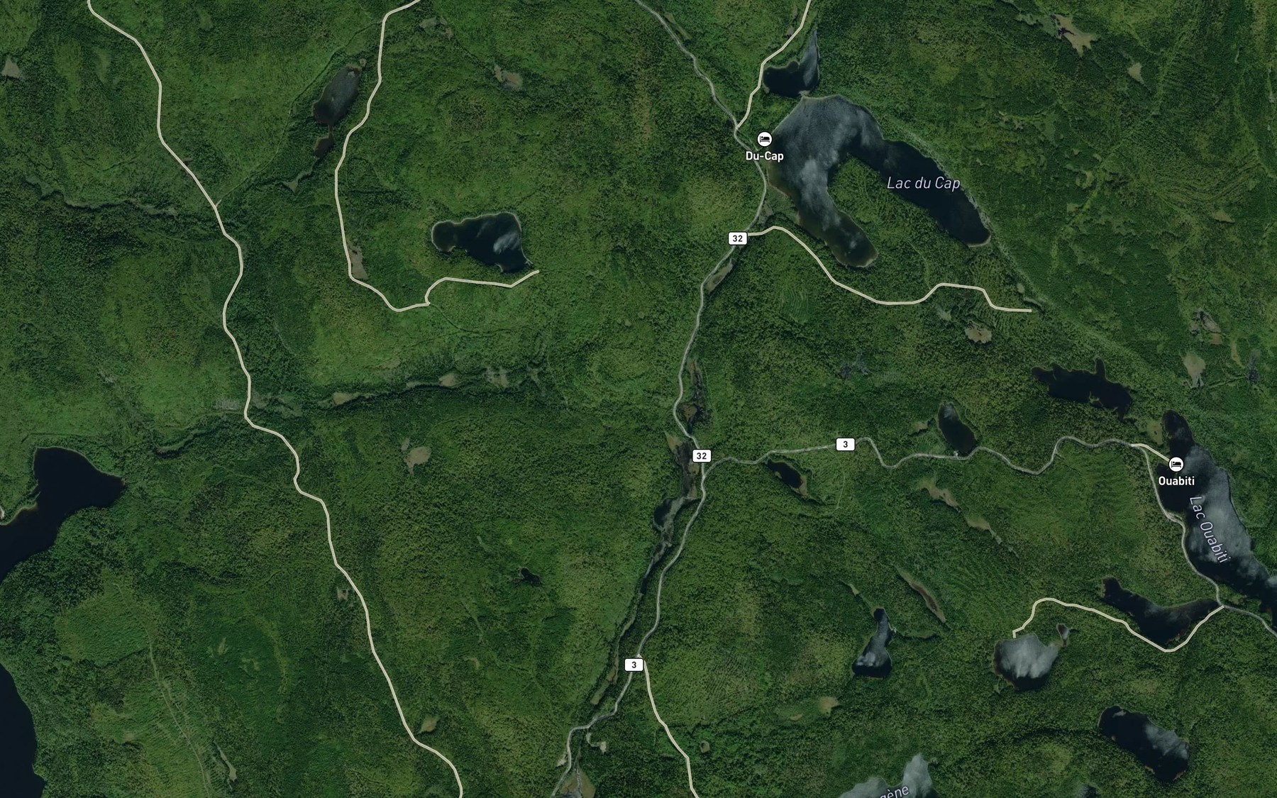 Satellite map of the Lac Bolee