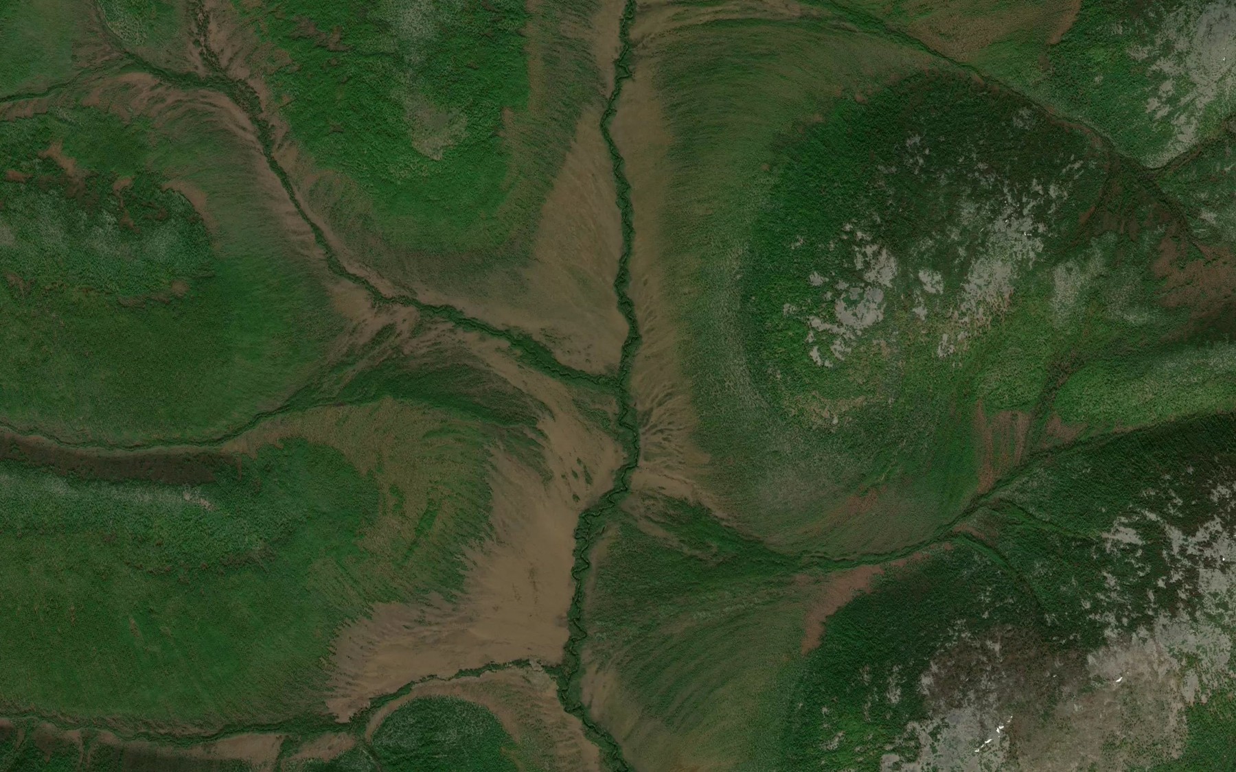 Satellite map of the Nila