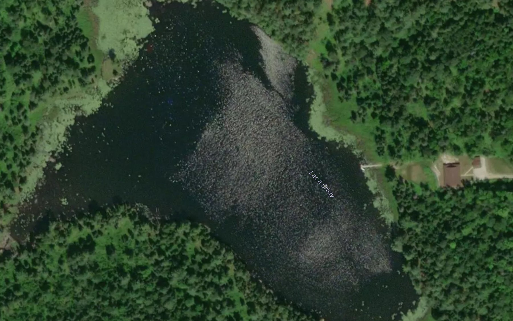 Satellite map of the Lac a Cristy