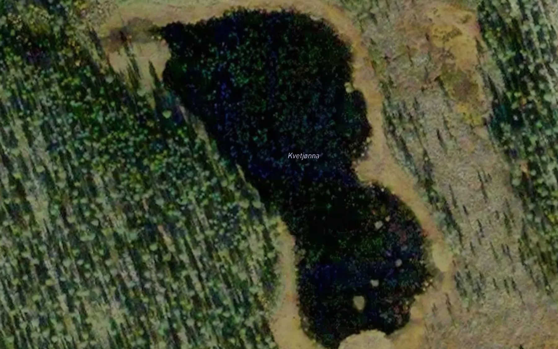 Satellite map of the Kvetjorn